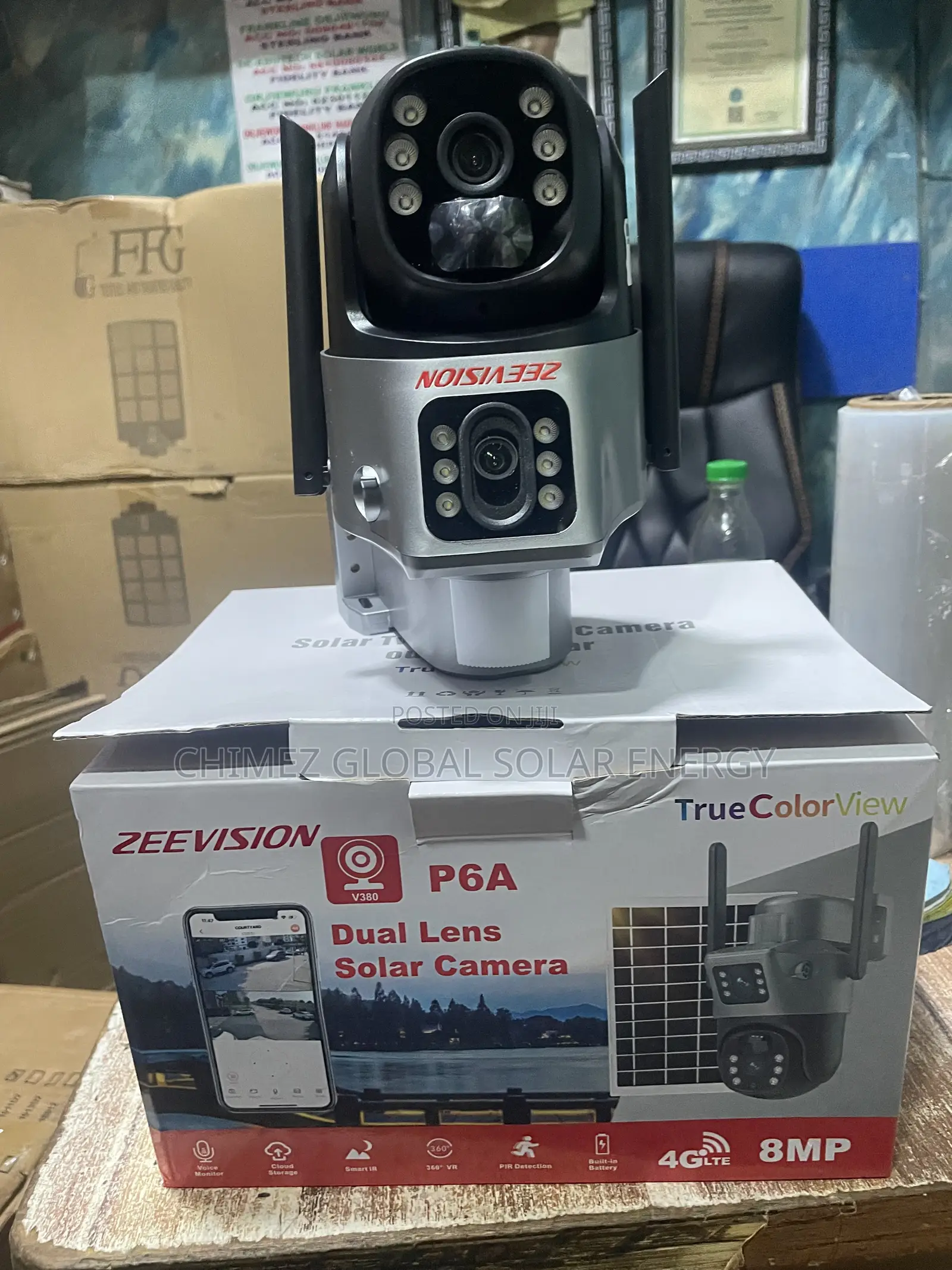 8mp 4G Dual Lens PTZ Solar Camera