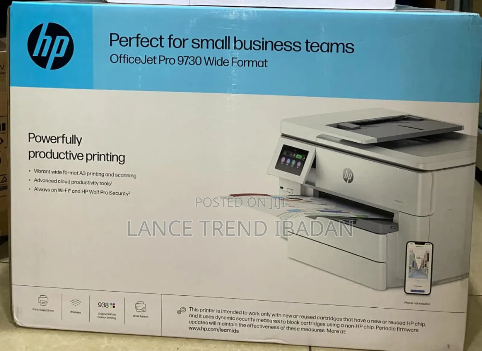 HP OfficeJet Pro 9730 Wide Format All-in-One