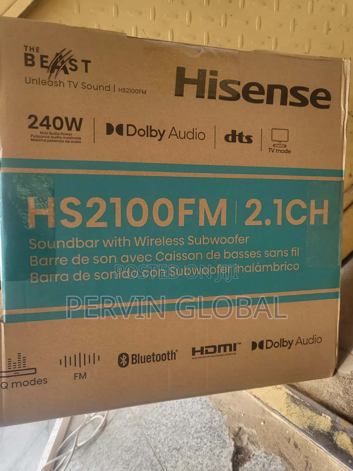 Hisense Soundbar HS2100FM 240W