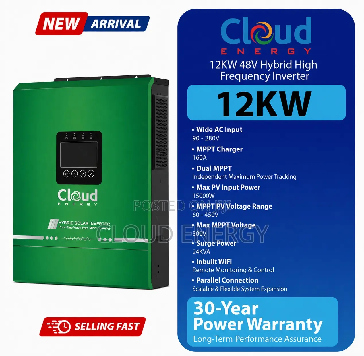 12kW/48v Hybrid Inverter