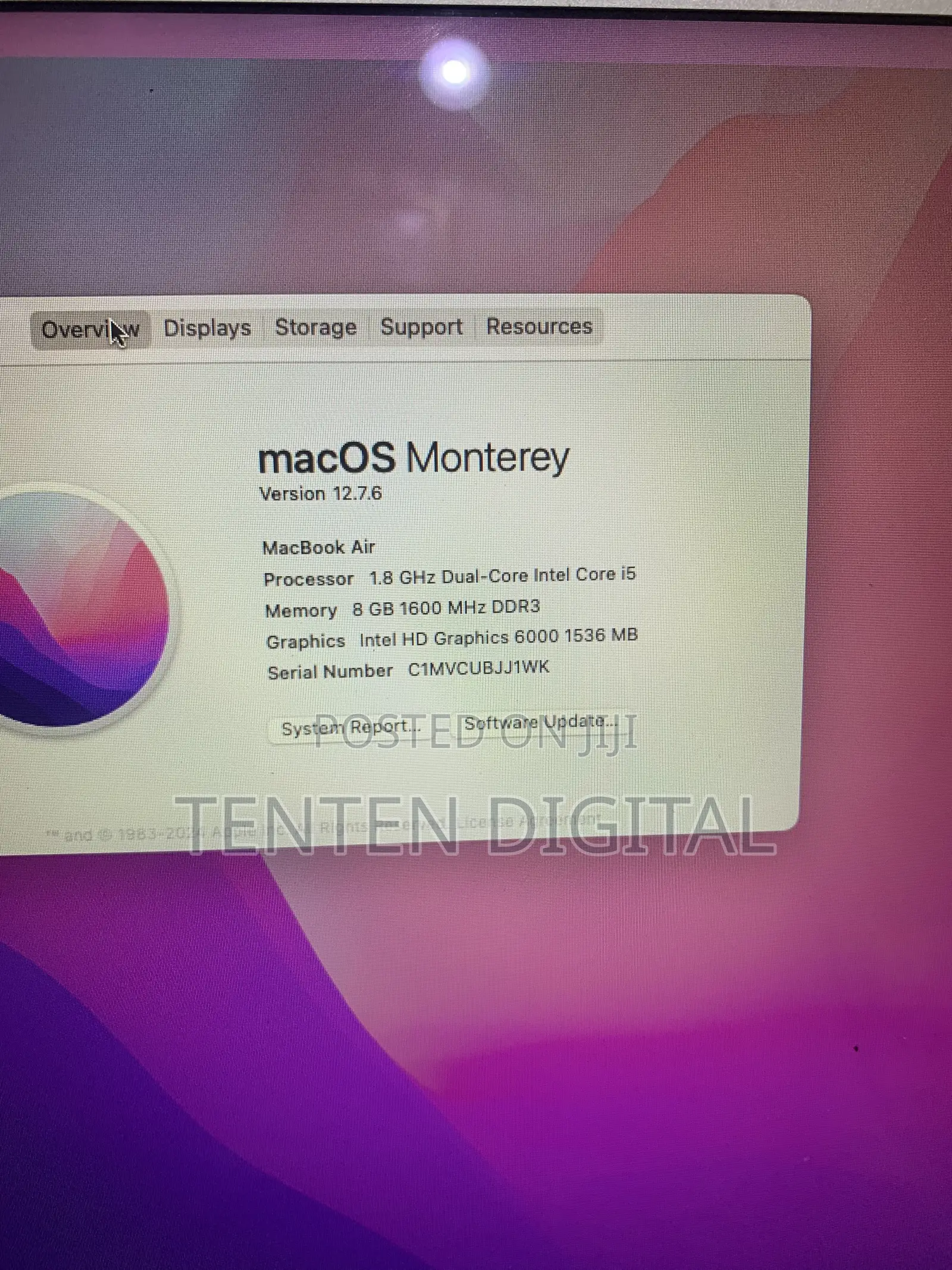 Laptop Apple MacBook Air 2017 8GB Intel Core i5 SSD 128GB