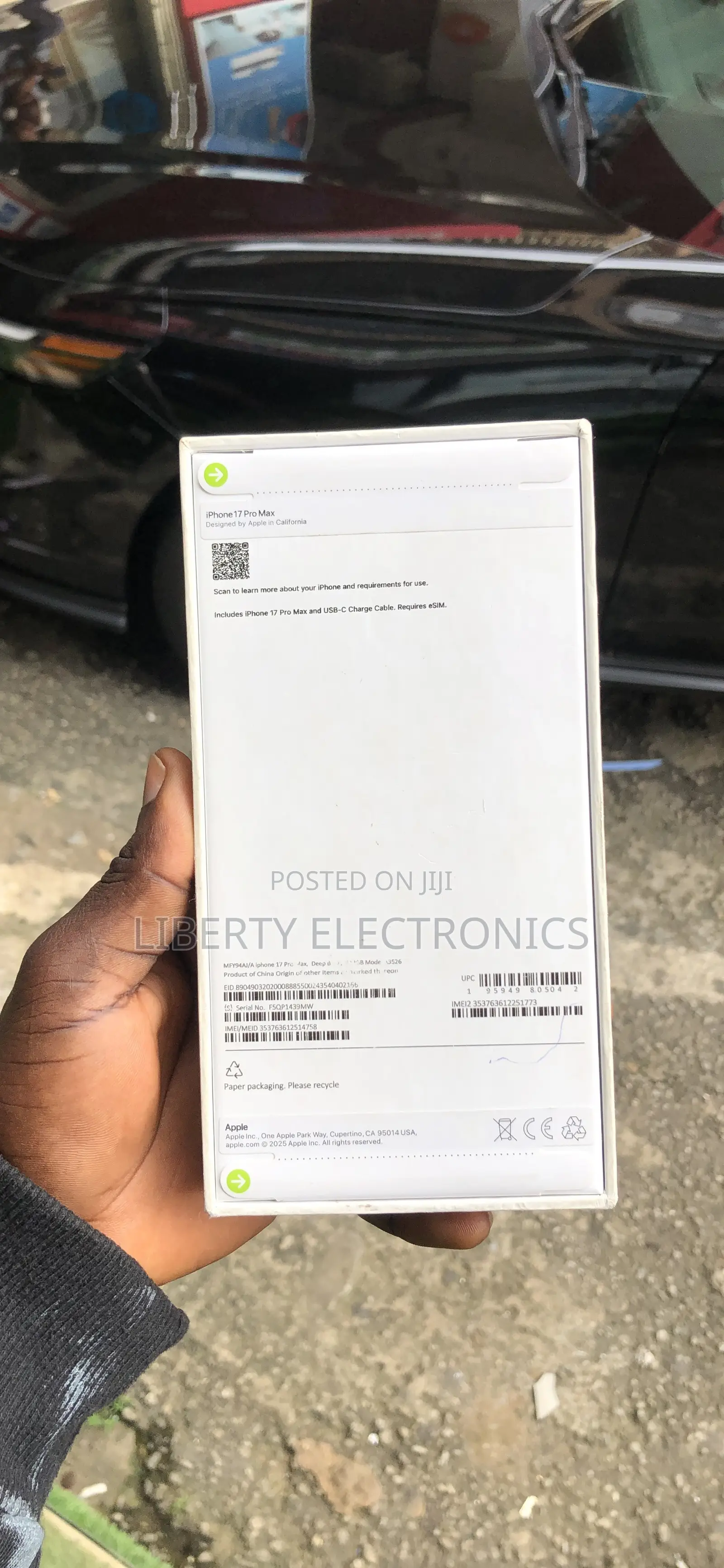 New Apple iPhone 17 Pro Max 512 GB Blue