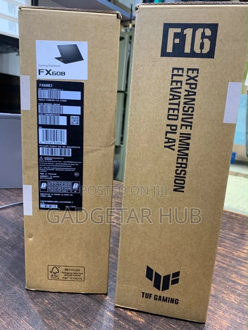 New Laptop Asus TUF Gaming F16 16GB Intel Core i7 SSD 1T