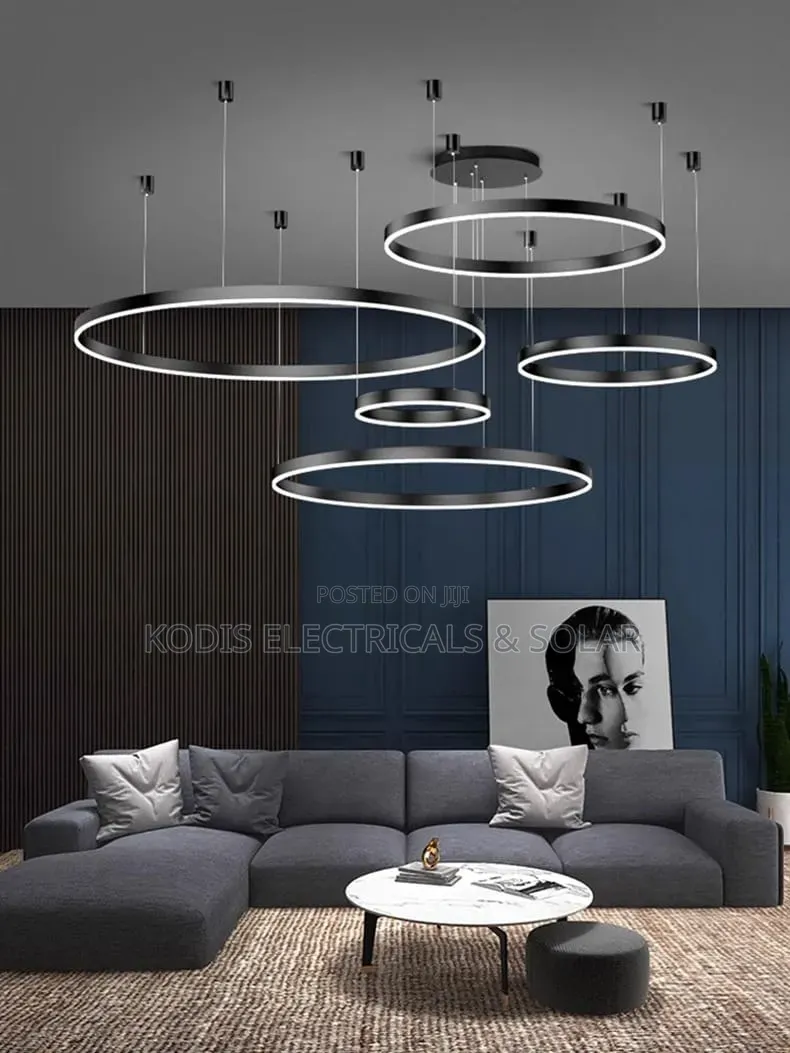 5 Rings LED Chandelier Lightings!