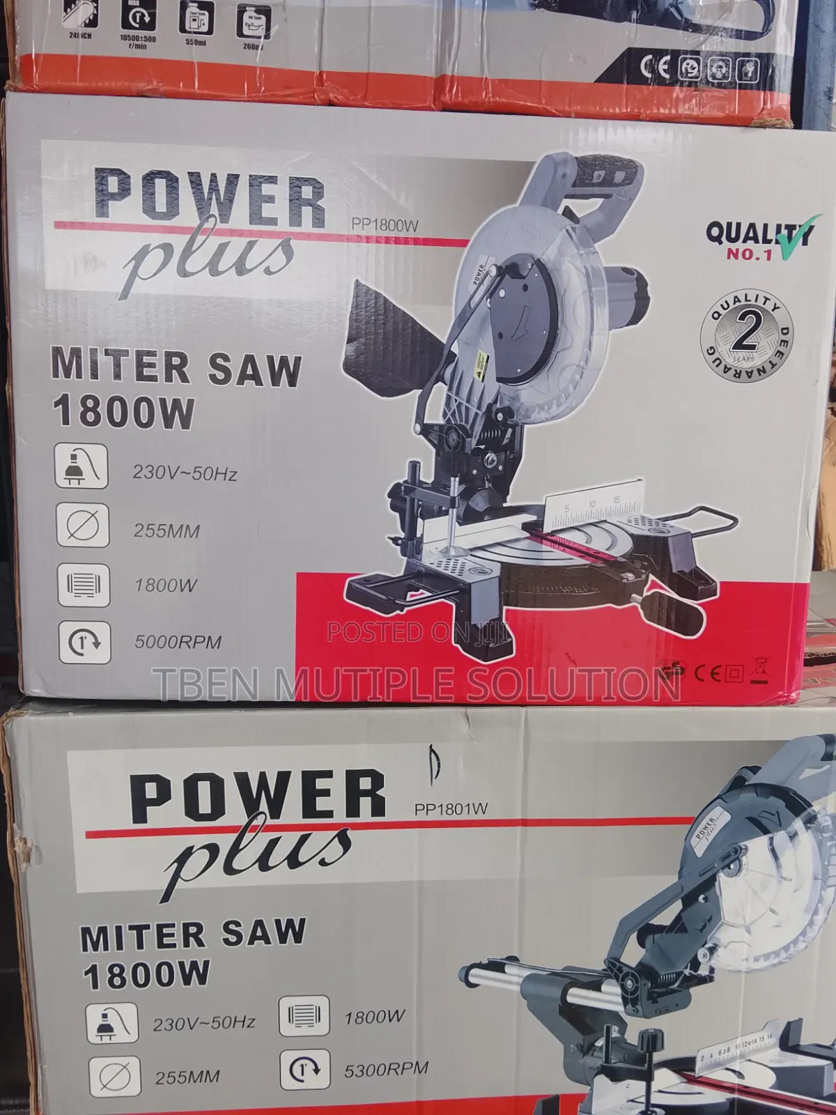 Power Plus Miter Saw 1800W (10-Inch / 255mm Blade)