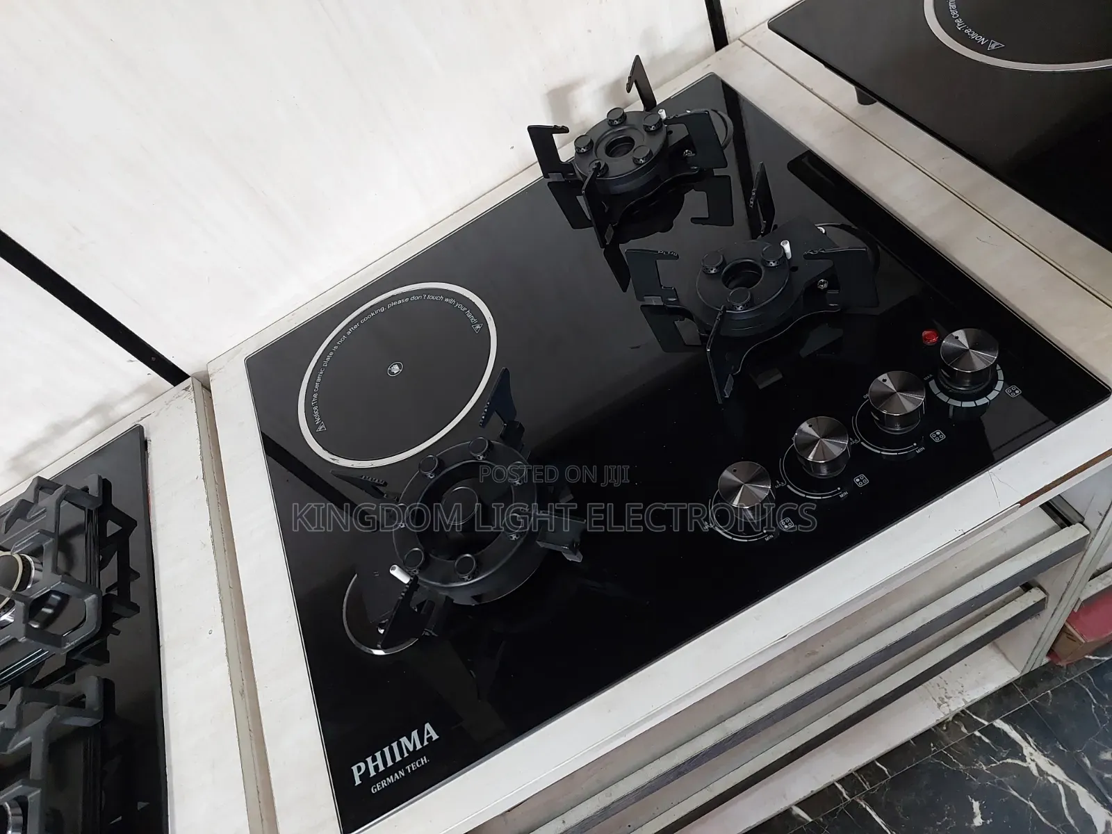 Phima New Flip-Up 3 Gas 1 Electric Inbuilt Gas Cooker 60x60cm Cop