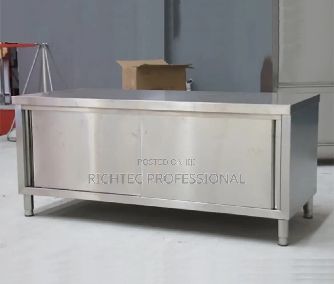 High Quality Heavy-Duty Stainless Steel Cabinet Worktable