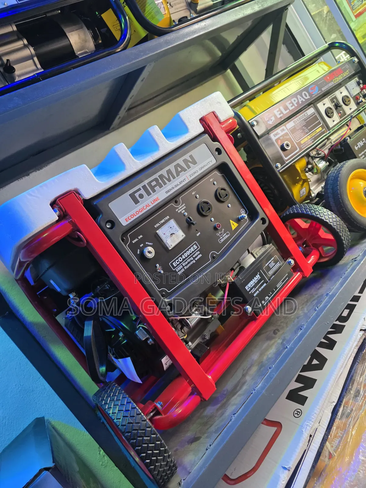 Firman Petrol Generator Model Eco4990e2 100% Copper Coil(5.5kva)
