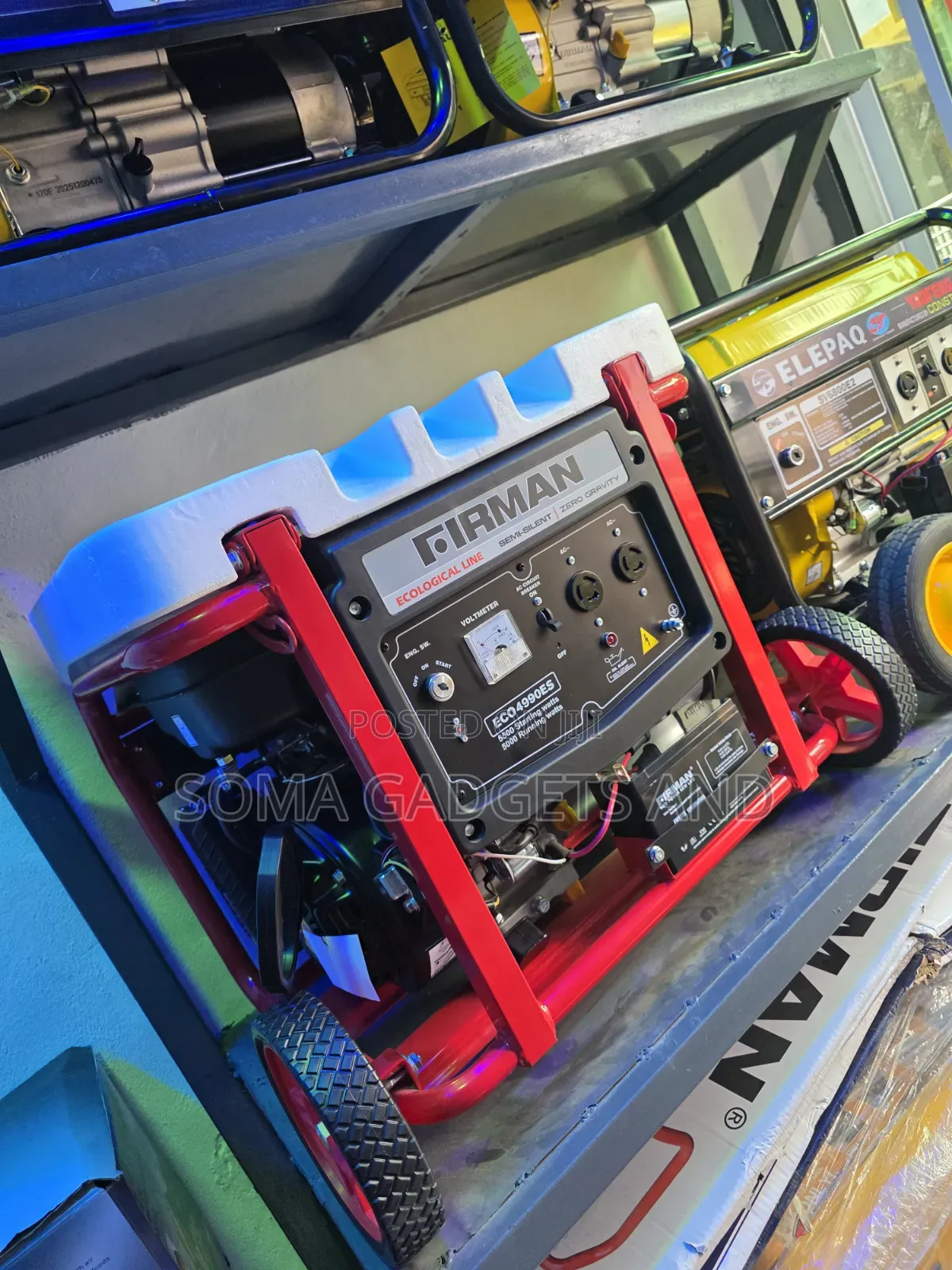 Firman Petrol Generator Model Eco4990e2 100% Copper Coil(5.5kva)