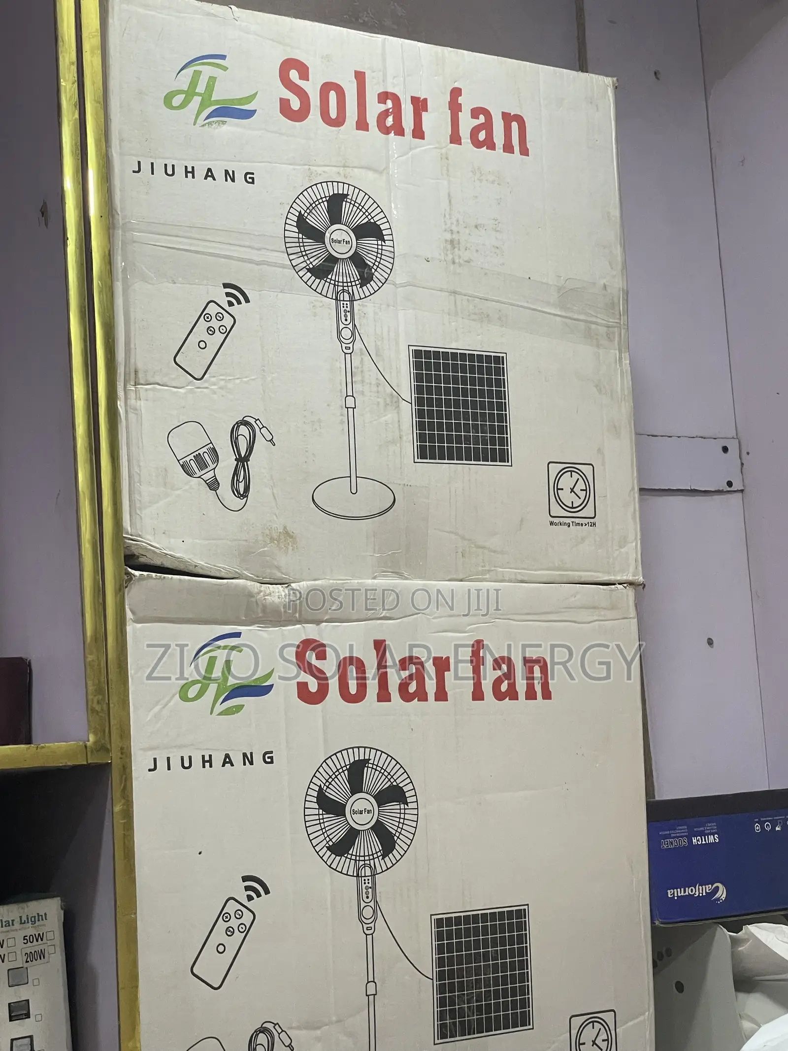 Solar Standing Fan 16inches