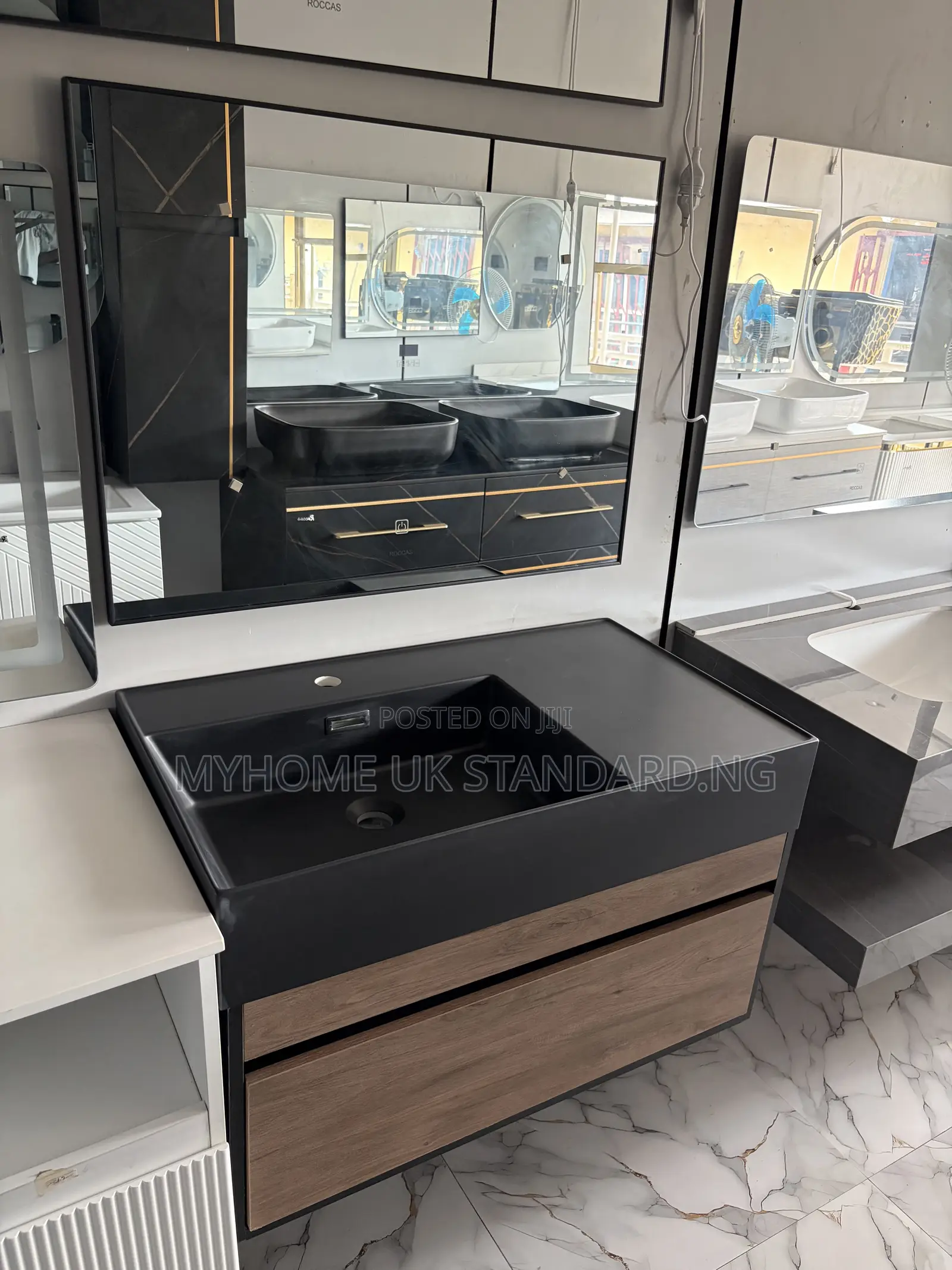 80 by 50cm Cabinet Vanity Set