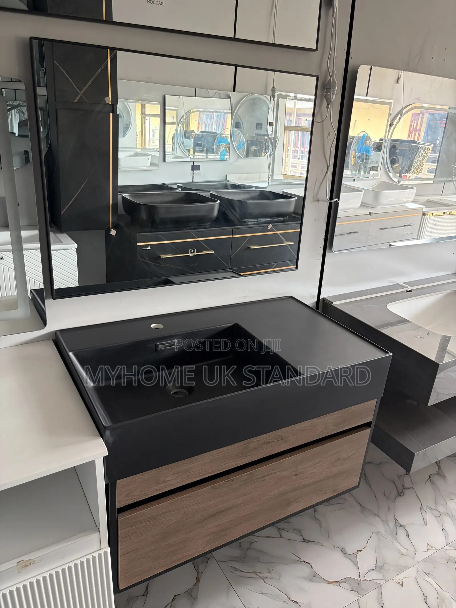 80 by 50cm Cabinet Vanity Set
