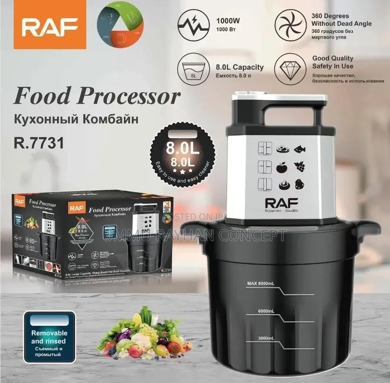 Raf 1000watts Yam Pounder and Food Processor