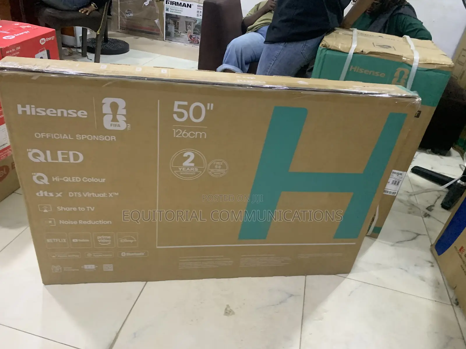 Hisense 50 Inch 50Q5S QLED Smart TV – Slim Design