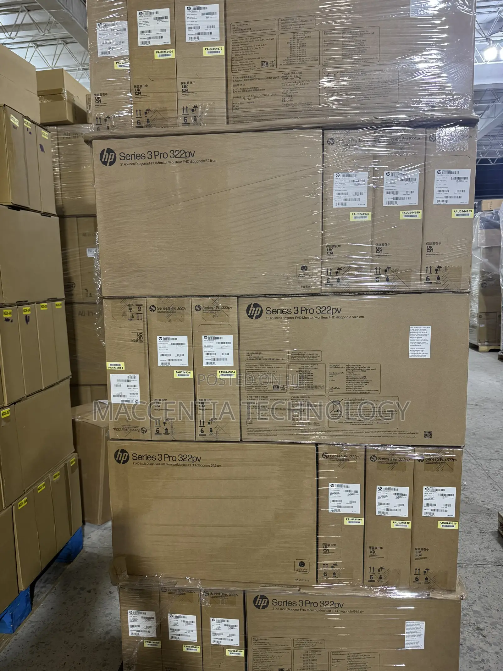 HP Series 3 Pro 21.45 Inch FHD Monitor - 322pv (9U5A2AA)