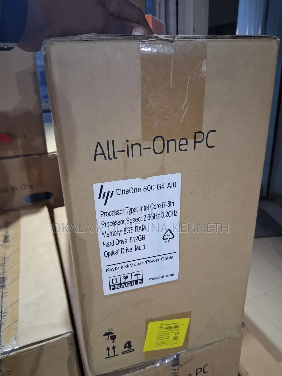 New Desktop Computer HP EliteOne 800 G3 8GB Intel Core i7 HDD+SSD 512GB