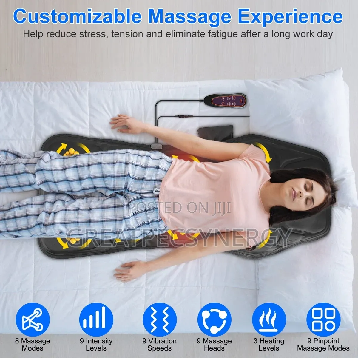 Car Heater Full Body Massager Car Mat