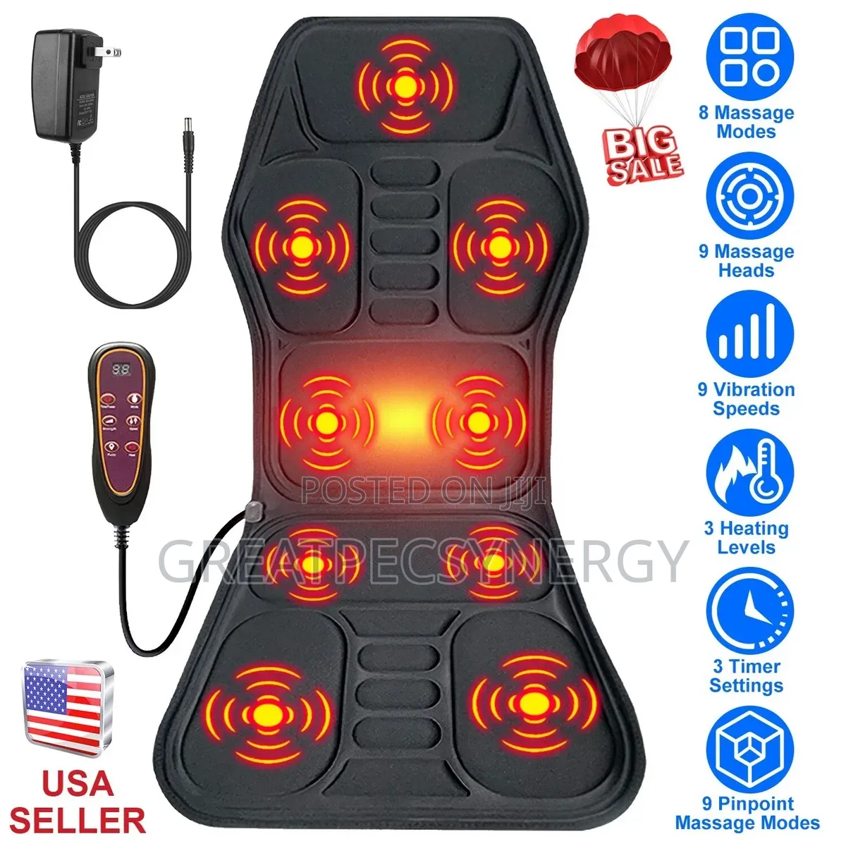 Car Heater Full Body Massager Car Mat