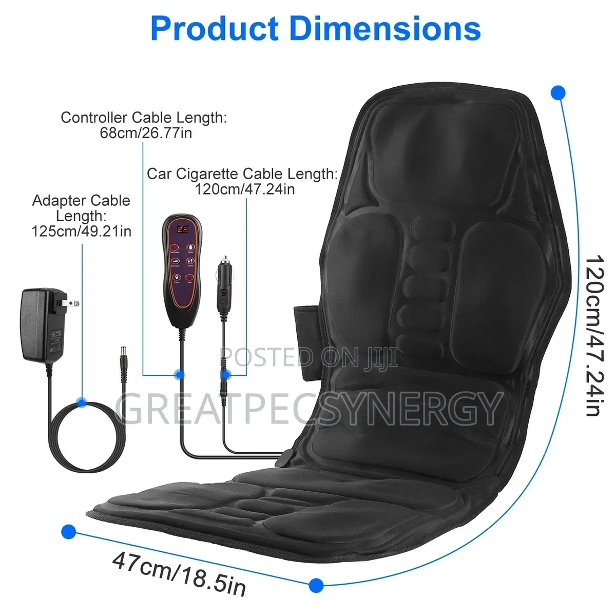 Car Heater Full Body Massager Car Mat