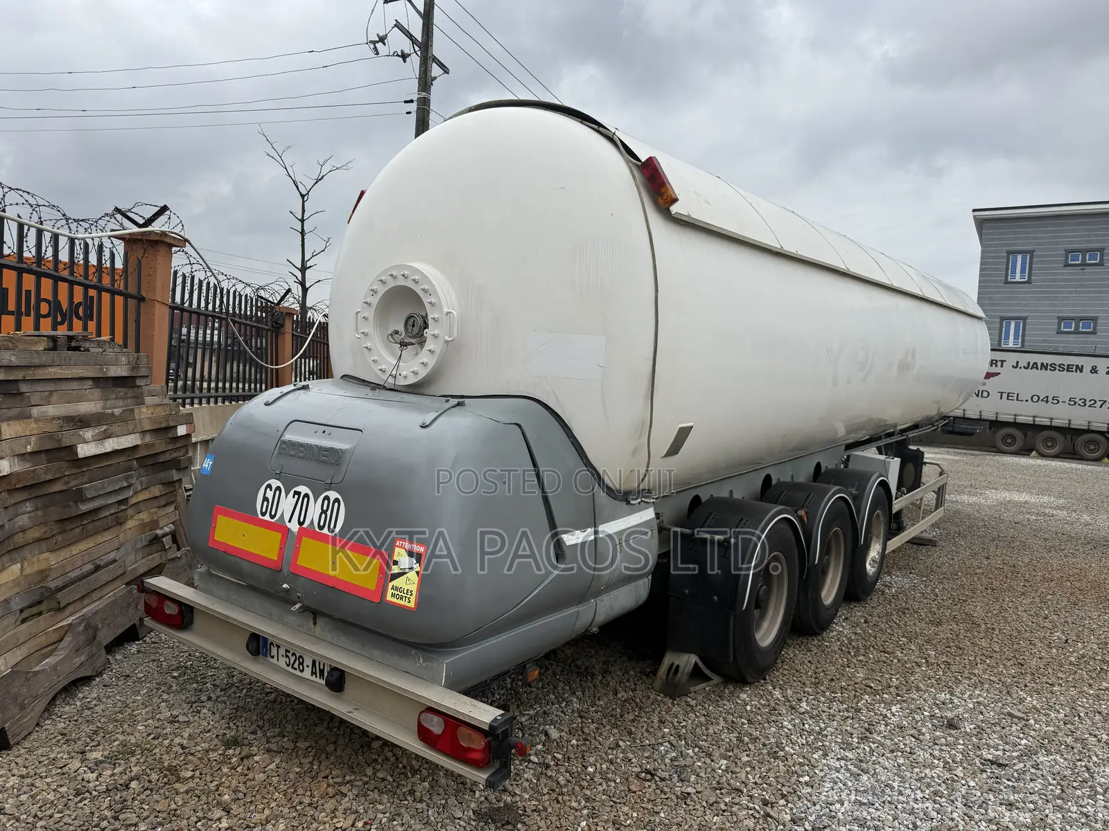 Gas Tank Trailer 25tons LPG Bridger 2010