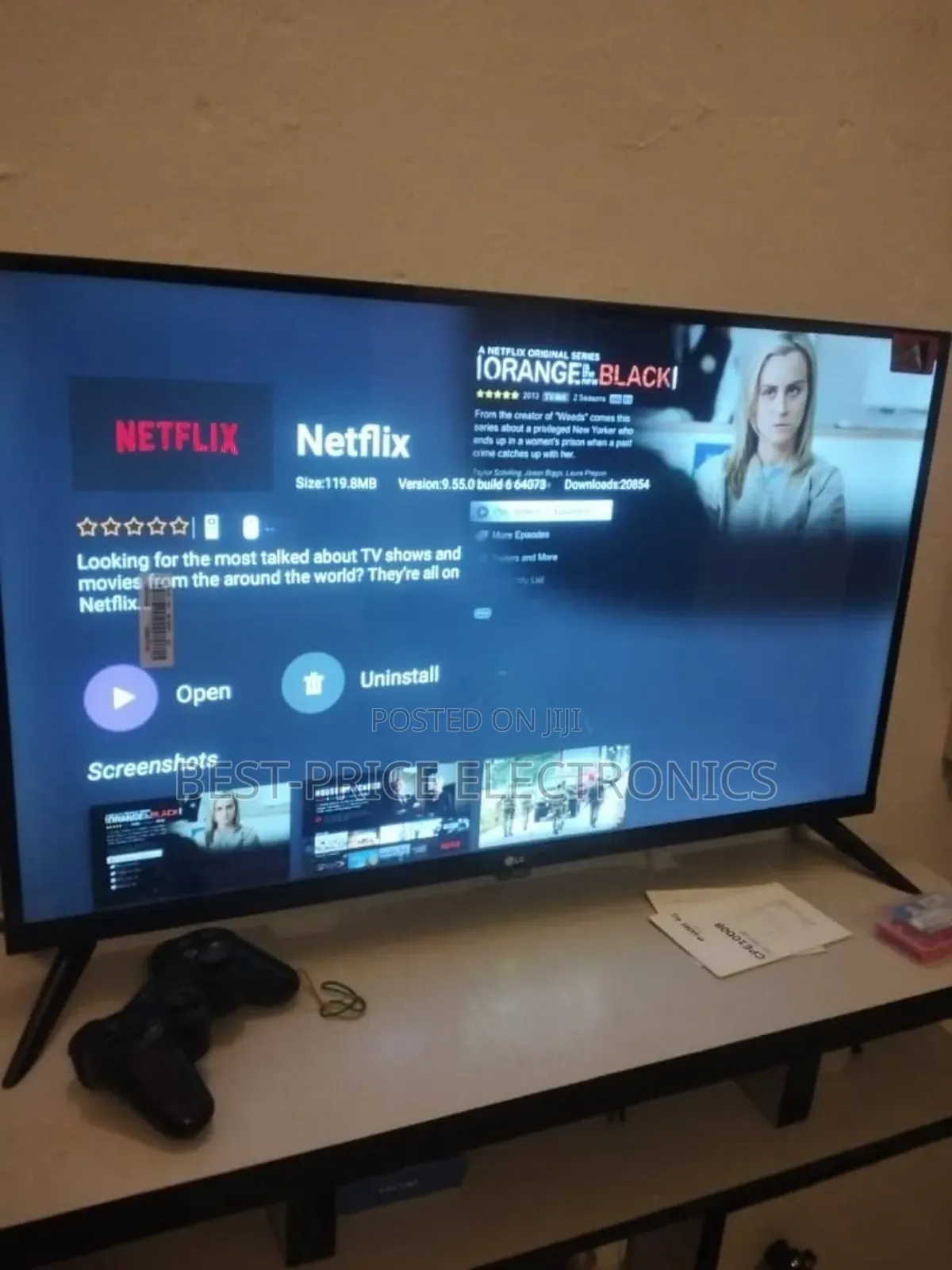 43 Inches With Inbuld Bluetooth Netflix Mirro Playstore 