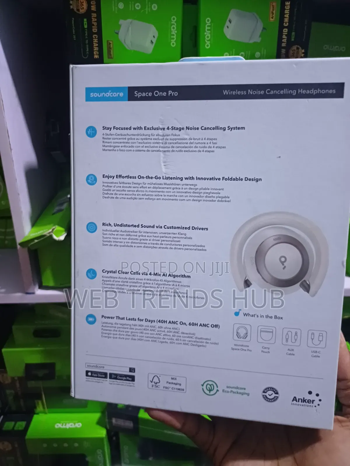 Anker Soundcore Space One Pro Adaptive ANC Headphones (Super Foldable)