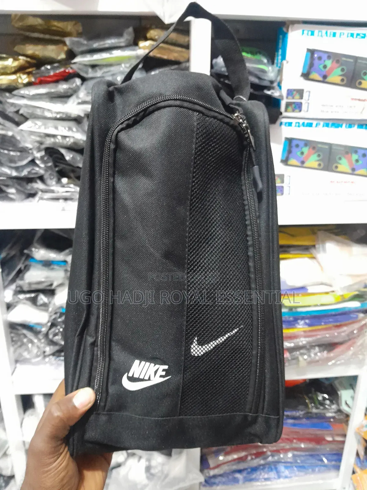 Nike Academy Football Shoe Bag – Black Athletic Boot Case