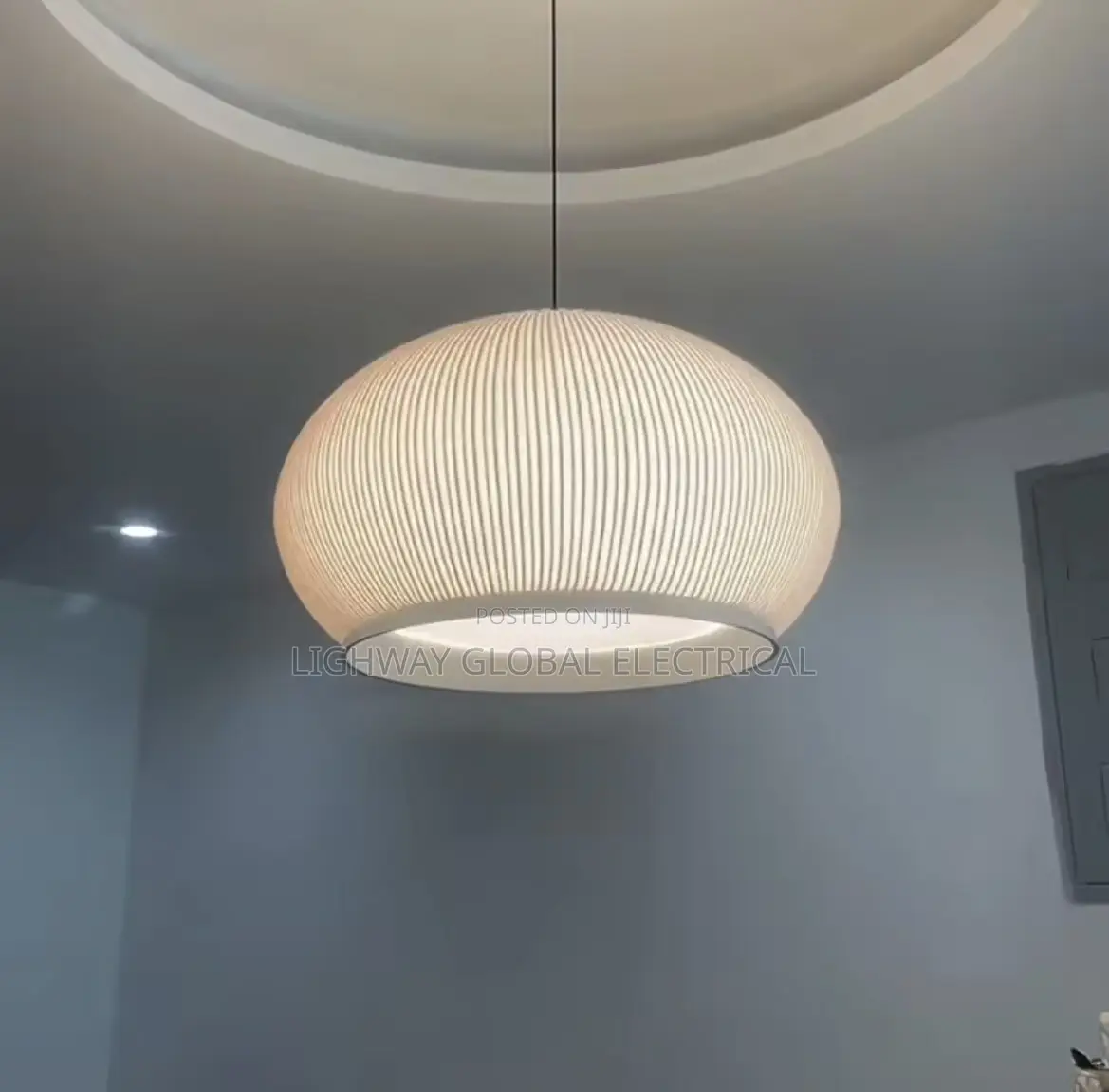 Japanese Knitted Fabric Cocoon Led Chandelier