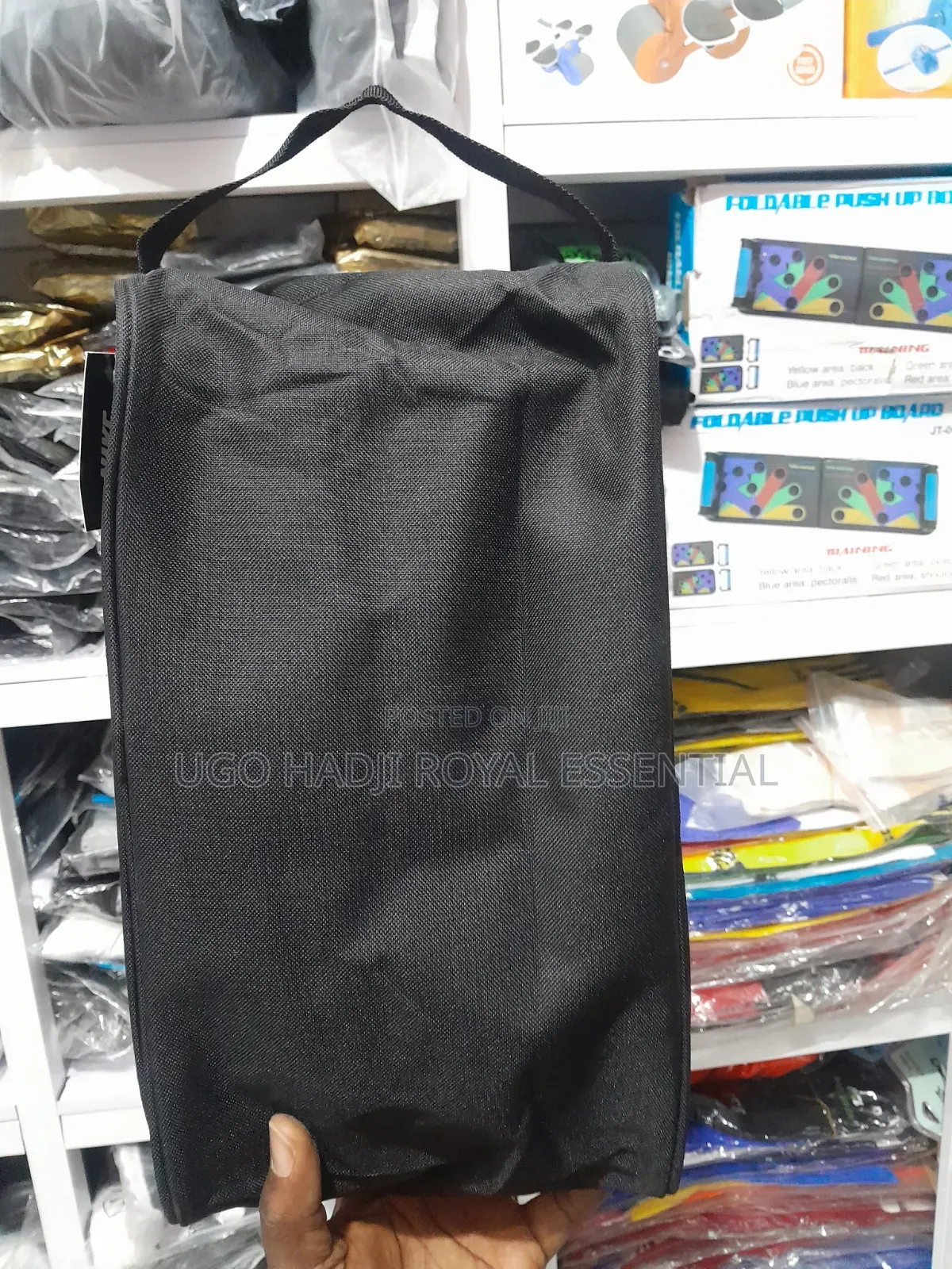 Nike Academy Football Shoe Bag – Black Athletic Boot Case