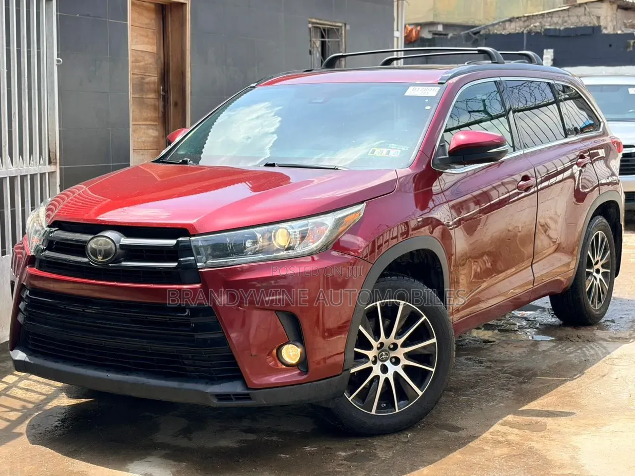 Toyota Highlander 2017 Burgundy