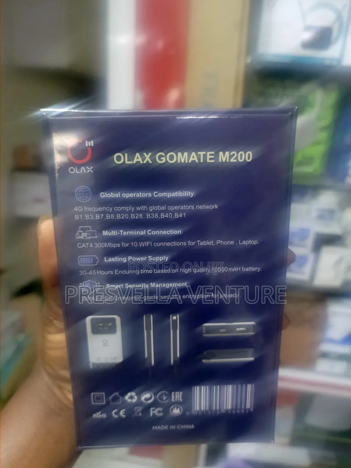 Olax M200 2 in 1 4G LTE Mifi and Power Bank