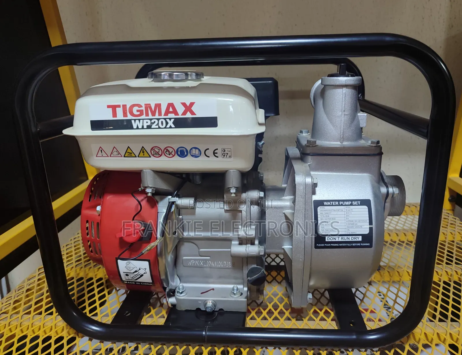 Tigmax WP20X High-Pressure Water Pump–Powerful Reliable 100% Copper