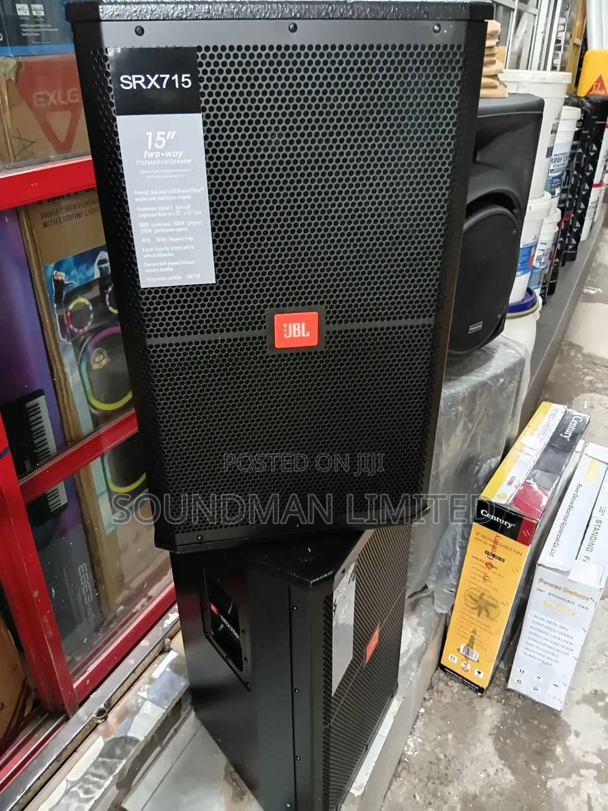 JBL PRO 15" Inches Two-Way Professional Loudspeaker SRX715