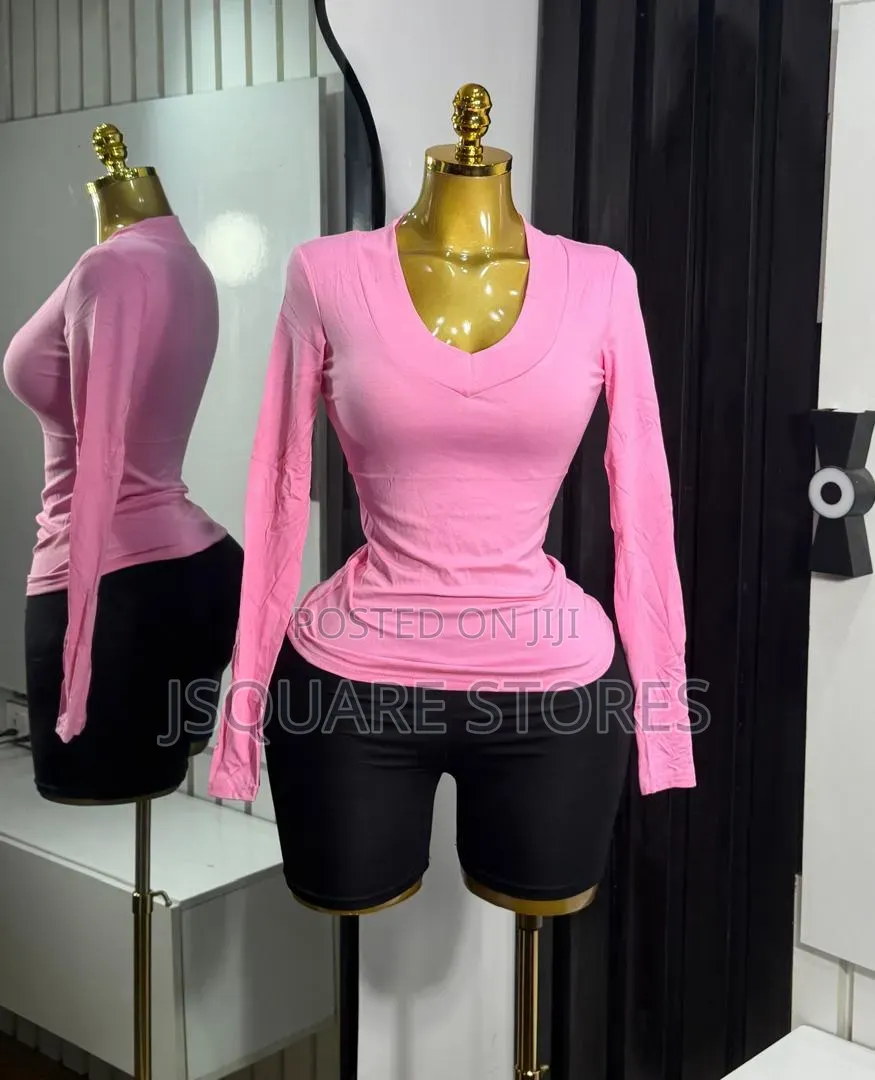 New Trend Bold v- Neck Longsleve Top