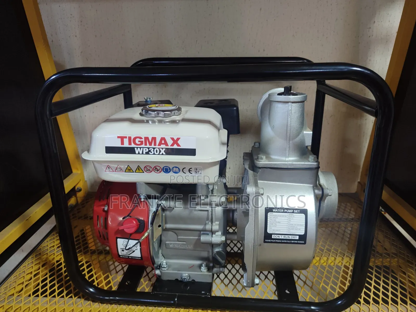 Tigmax WP30X High-Performance Petrol Water Pump 100% Copper Coil