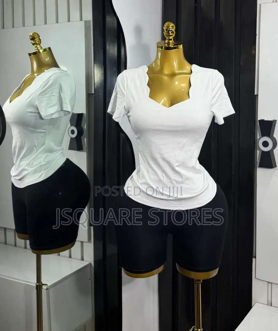 New Trend Crack Neck Ladies Top