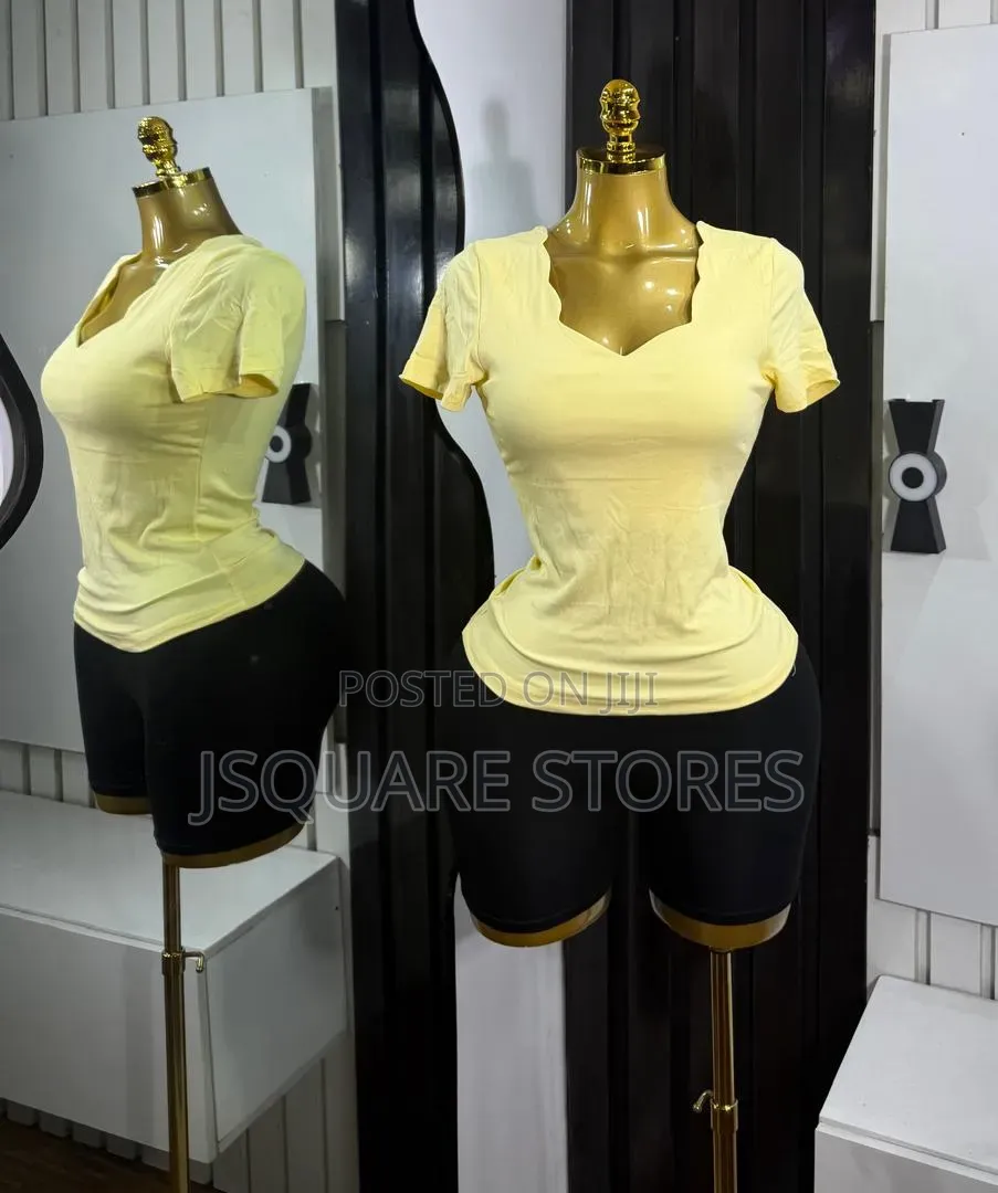 New Trend Crack Neck Ladies Top