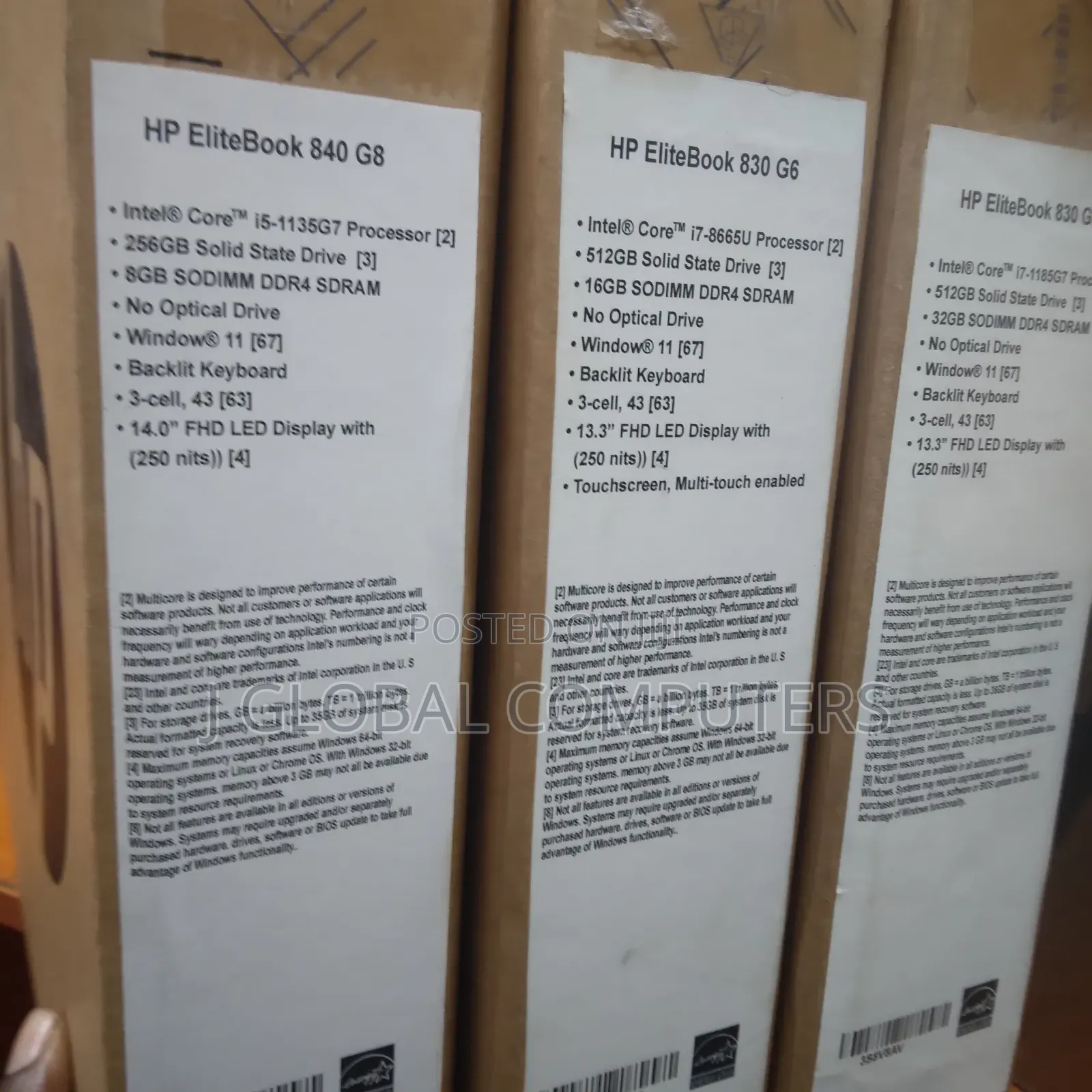 New Laptop HP EliteBook 830 G8 32GB Intel Core i7 SSD 512GB