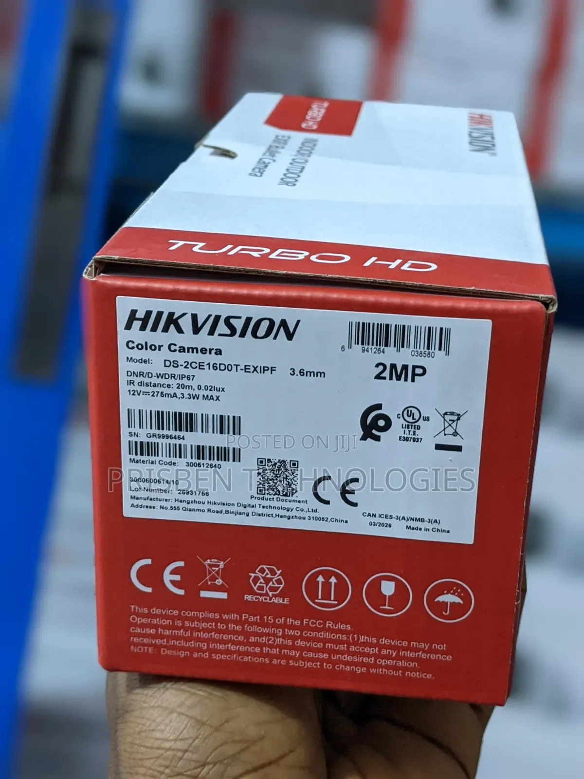 Hikvision 2MP Analog Bullet Camera