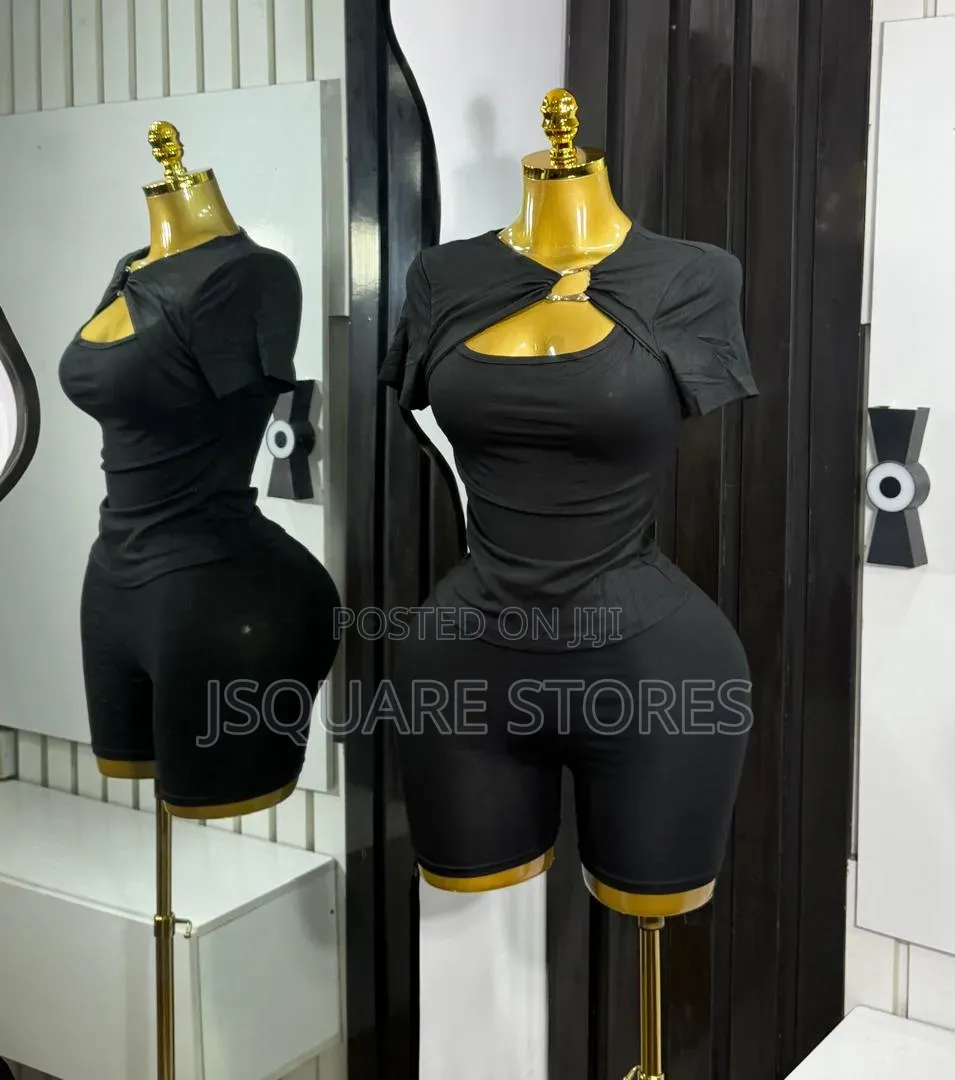 New Trend Open Chest Brooch Ladies Top