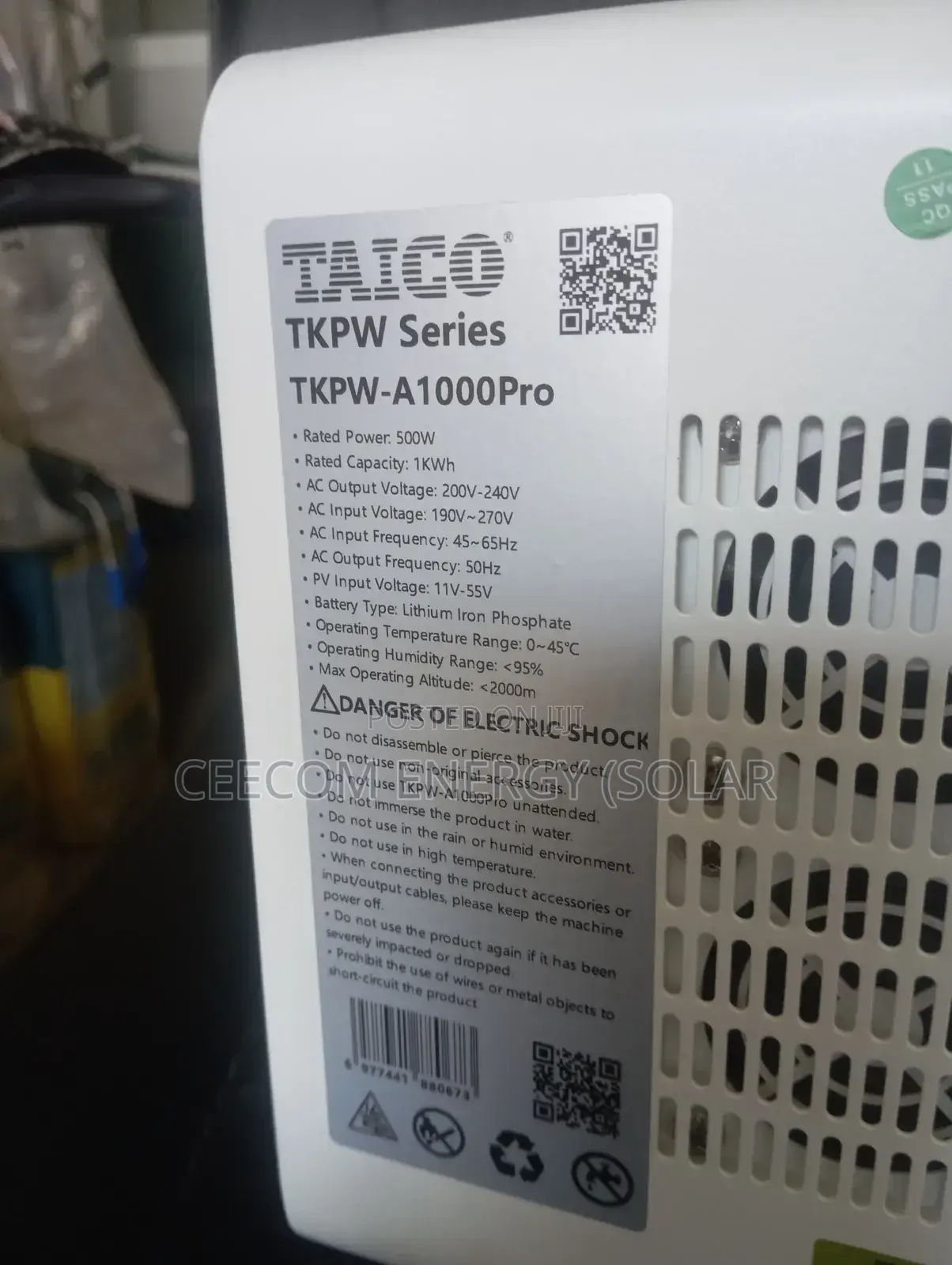 Taico Solar Generator 400w/1kw