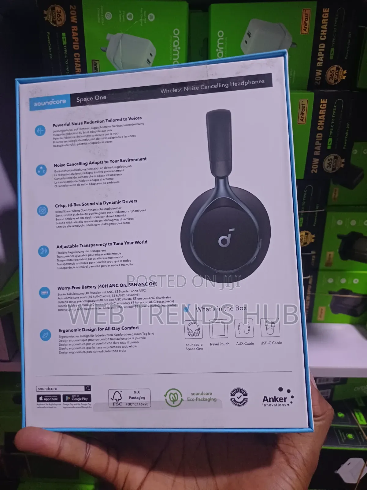 Anker Soundcore Space One Wireless Headphones - Adaptive ANC