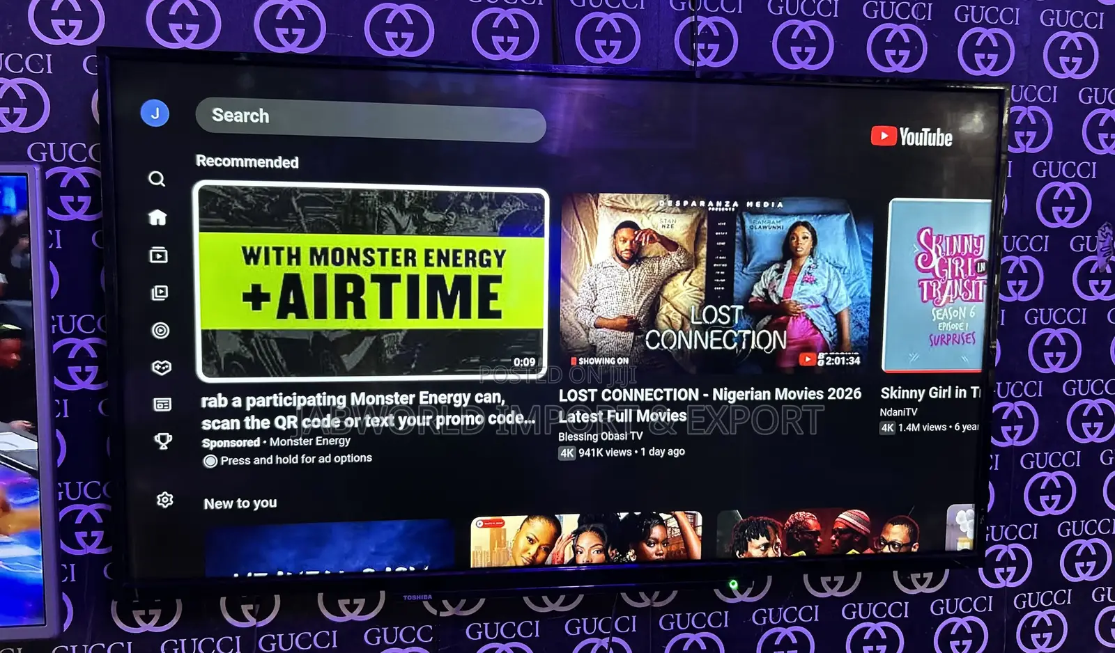Toshiba 50" Inches Smart TV With Bluetooth