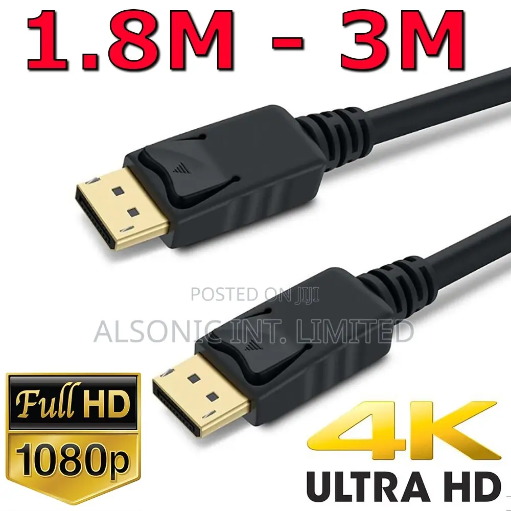DisplayPort to DisplayPort 3m