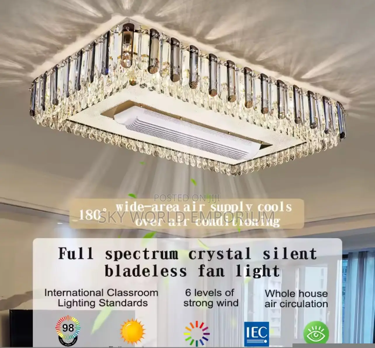 Blade Less Fan Light