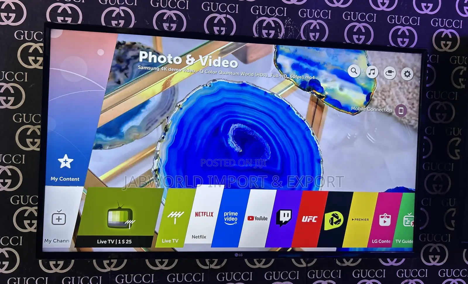 LG 43”inches webOs Ultra HD Smar TV With Bluetooth