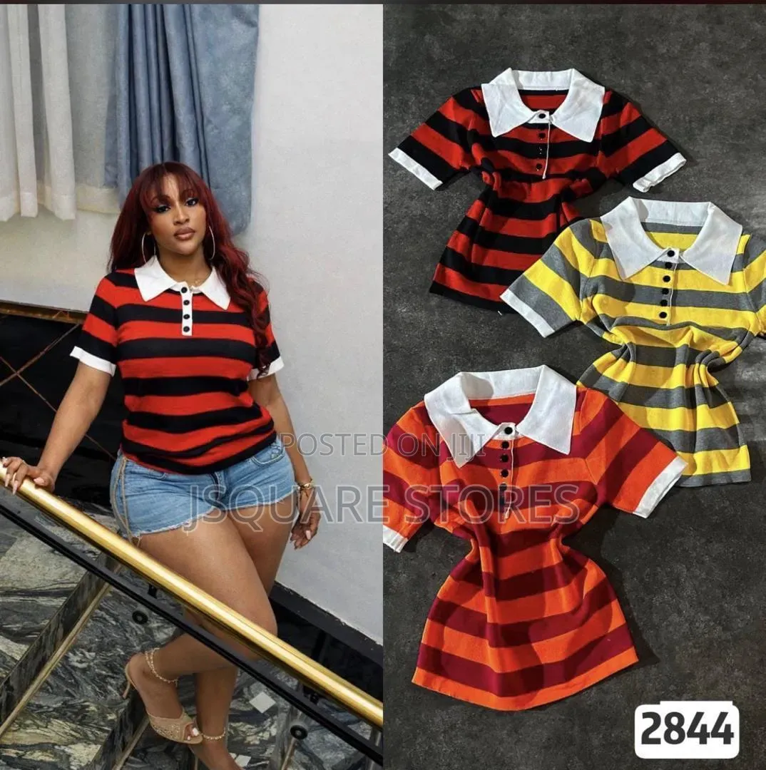 Bold Stripe Ladies Top