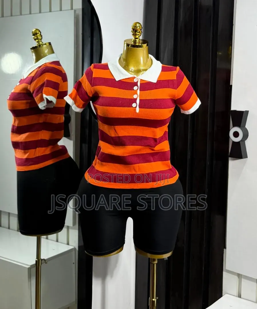 Bold Stripe Ladies Top