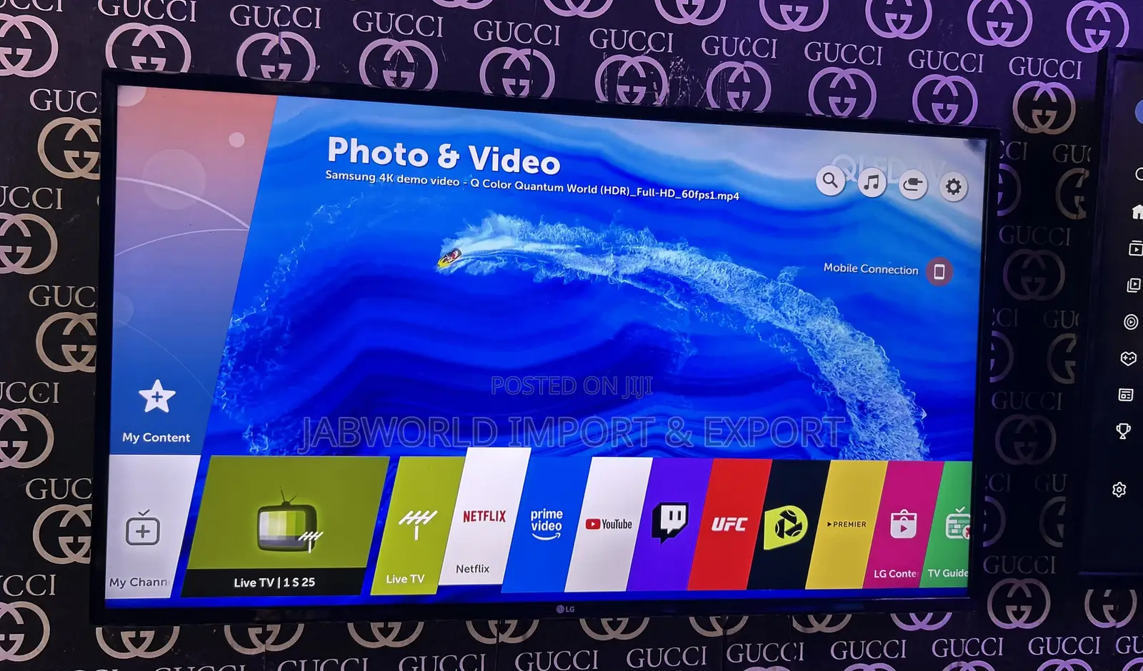 LG 43”inches webOs Ultra HD Smar TV With Bluetooth