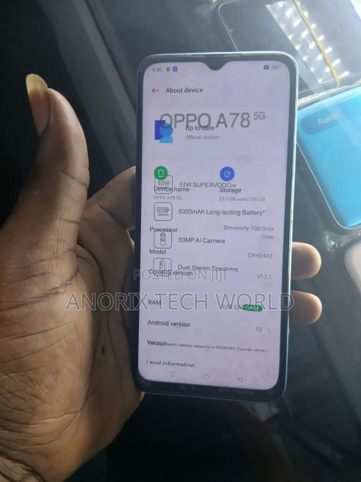 Oppo A78 5G 256 GB Blue